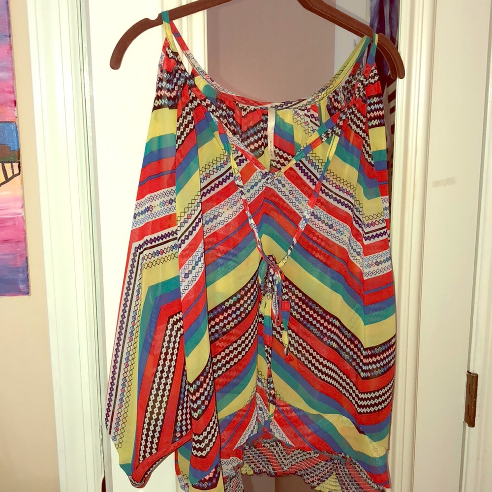 Poema printed blouse
